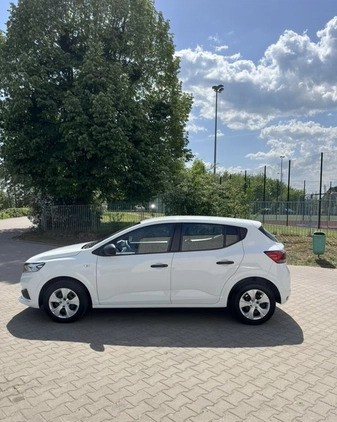 Dacia Sandero cena 42900 przebieg: 46125, rok produkcji 2021 z Wągrowiec małe 436